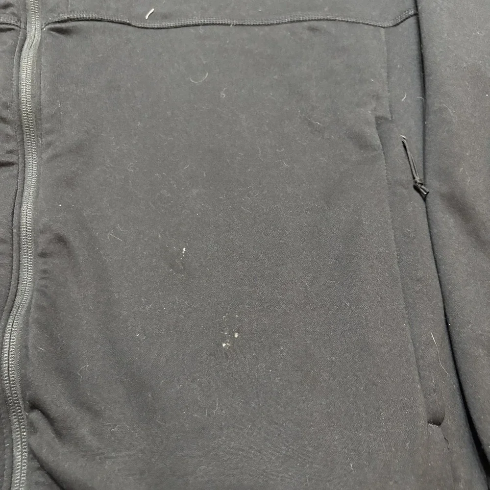 The North Face Jacket Mens 3XL Black Softshell Zip Fleece Lined Hiking Outdoor